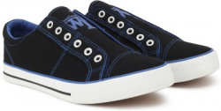 WOODLAND Monza Canvas Shoes For Men(Black)