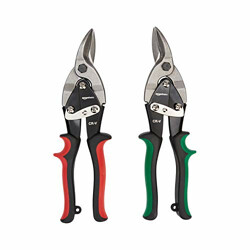 AmazonBasics 2-Piece Aviation Snip Set - (Thin Metal & Mesh Cutter) - Left and Right Cut