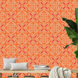 ASIAN PAINTS Large EzyCR8 P&S Floral Symmetry(Pack of 1)