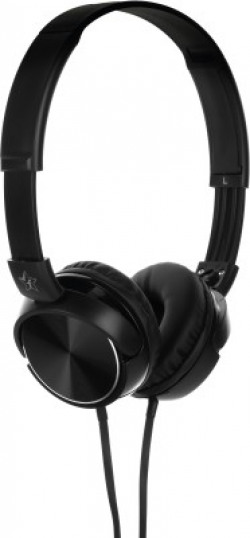 [Use 648 Supercoin + Pay Rs.1] Flipkart SmartBuy Foldable Headphones  (Black, On the Ear)
