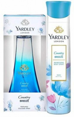 Yardley London Country Breeze Daily Wear Perfume 100ml with Country Breeze Refreshing Deo 150ml(2 Items in the set)