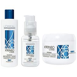 L'OrÃ©al Professionnel Xtenso Care Shampoo + Masque + Serum Combo Pack For Straightened Hair