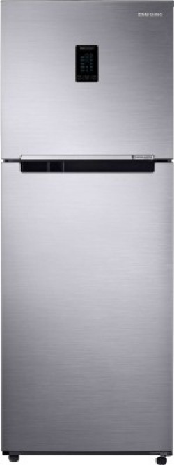 SAMSUNG 324 L Frost Free Double Door 3 Star Convertible Refrigerator(Elegant Inox, RT34T4513S8/HL)