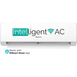 Hisense 1.5 Ton 3 Star Split Inverter Smart AC with Wi-fi Connect  - White(AS-18TW4RGSKA00, Copper Condenser)