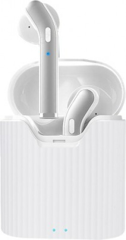 PTron Basspods 481 Bluetooth Headset(White, True Wireless)