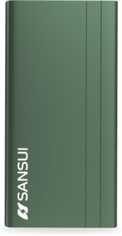 Sansui 10000 mAh Power Bank (12 W, Fast Charging)(Green, Lithium Polymer)