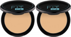 MAYBELLINE NEW YORK Fit Me Compact Powder - 128, 8 g (Pack of 2) Compact(Shade 128, 8 g)