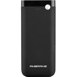 Ambrane 20000 mAh Power Bank (10 W, Fast Charging)(Black, Lithium Polymer)