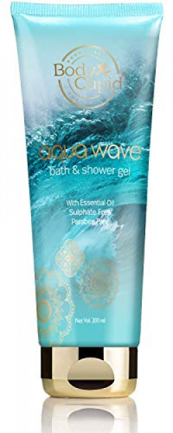 Body Cupid Aqua Wave Shower Gel with Shea butter, Argan Oil and Vitamin B5-200 ml