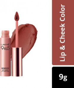 Lakm 9 to 5 Weightless Mousse Lip & Cheek Color(Coca Soft, 9 g)