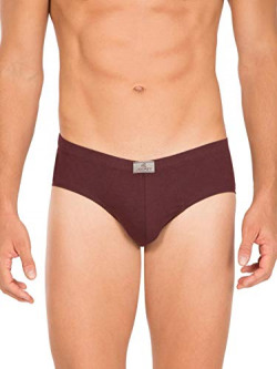 Jockey Men's Solid Brief (Pack of 2) (8035-0205-Mauve Wine_L)