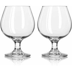 kri N sha Classic Brandy Glasses Set of 2 (Wine Glass, Clear, Set of 2) (2)