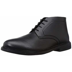 BATA Men Praga CHUKA Black Boots-8 UK (8016268)