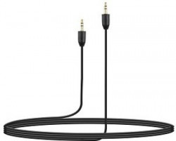 ZEBRONICS ASC-100 1 m AUX Cable(Compatible with Speakers, Smartphone, Tablet, Black, One Cable)