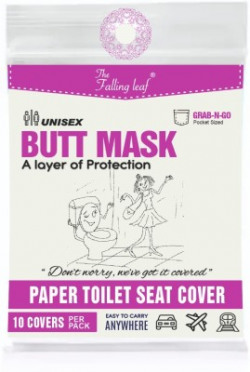 The Falling Leaf Paper Toilet Seat Cover