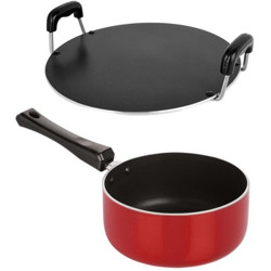 NIRLON SP(M)_RT__________ Cookware Set(PTFE (Non-stick), Aluminium, 2 - Piece)