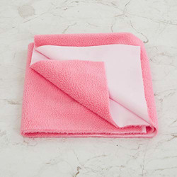 Home Centre Corsica Tidy Sleep Solid Baby Sheet - 50 x 70 cm (Pink), Standard