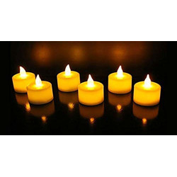 Radhe Enterprise Battery Operated LED Candle Tealight Diya || Made in India || Decorative Lights for Home Wall Lighting Decoration