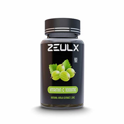 Zeulx Vitamin C 1000mg (natural amla extract) with Zinc