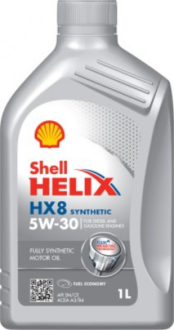 Shell Helix HX8 5W-30 API SN Full-Synthetic Engine Oil(1 L)