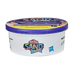 PLAY-DOH Sand Shimmer Stretch Single Can of Sparkly Purple Compound for Kids 3 Years & Up,6-Ounce,Non-Toxic