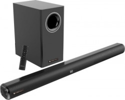 ZEBRONICS Juke bar 5000 pro 120 W Bluetooth Soundbar(Black, 2.1 Channel)