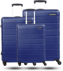 KILLER STREAK- Bright Blue- Combo Set (30"+26"+22") Cabin & Check-in Luggage - 30 inch