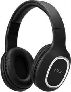 PTron Soundster Lite Bluetooth Headset(Black, On the Ear)