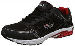 Fila Men Vent Runner Blk/SIL/Rd Running Shoes-10 UK/India (44 EU) (11004636)