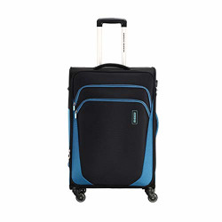 American Tourister Kansas Polyester 80 cms Black Softsided Check-in Luggage (FT2 (0) 09 003)