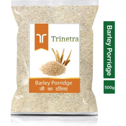 Trinetra Best Quality Jau Daliya (Barley Porridge)-500gm (Pack Of 1)(500 g, Pouch)