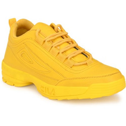 FASHINO Sneaker Walking Shoes For Men(Yellow)