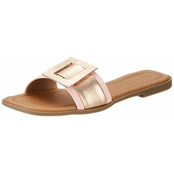 Belini Women Pink Fashion Slippers-5 UK (BL139)