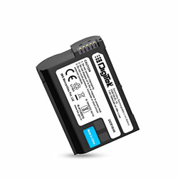 DIGITEKÂ® EN-EL15 Rechargeable Battery packs for Nikon Digital Camera | Compatibility - D500, D600, D610, D750, D800, D800E, D700, D7100, & D1V1 (ENEL15)