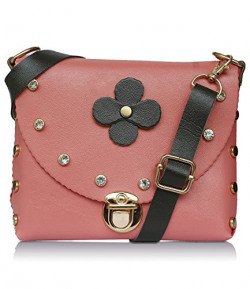 Fristo Women Slingbag(FRSB-206) Orange and Green