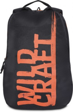 Wildcraft Knight W 17.5 L Laptop Backpack(Black, Orange)