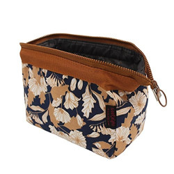 House of Quirk Polyester Toiletry Bag (Brown_HANDYPOUCH_BRO)