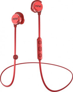 Mivi ThunderBeats Bluetooth Headset(Red, In the Ear)