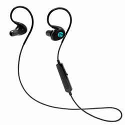 OCHRON Tunes Pro IPX7 Bluetooth Earphones, Upto 10 Hours of Battery and Memory Foam Ear Tips Wireless Earbuds, Waterproof Earphones with Mic (Heavy Bass Sound with CSR 8645 APTX and with 3D Bass)