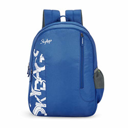 Skybags Casual Backpack 28L, 2 Main Compartments, Bottle Pocket, Front