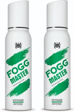 FOGG Master Voyager Intense (Pack of 2) 240ml Body Spray  -  For Men(240 ml, Pack of 2)