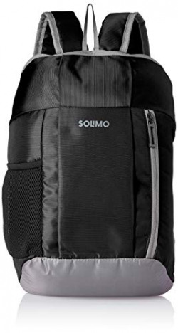 Amazon Brand - Solimo Hiking Day Backpack, 15L, Black