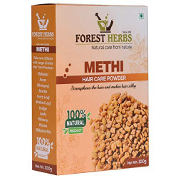 Forest Herbs 100% Natural Organic Fenugreek Methi Powder For Hair - 100 Grams