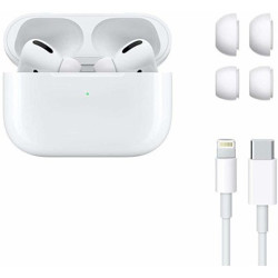 BK2 Air_pods pro with wireless charging case Bluetooth Headset(White, True Wireless)