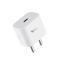 TRUEUPGRADE USB C Charger 20W PD Fast Charger Wall Type C Power Delivery Compatible with iPhone 12 Pro/SE /11 Pro Max/Xs Max/Xr /8 Plus, ipad- White