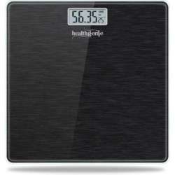 Healthgenie Electronic Digital Weighing Machine Bathroom Personal Weighing Scale, Max Weight : 180 Kgs Weighing Scale(Brushed Black)