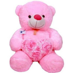 Buttercup Super Cute Pink 60 CM 2 Feet heart Teddy Bear Pink Teddy Bears Huggable And Loveable For Someone Special  - 60 cm(Pink)