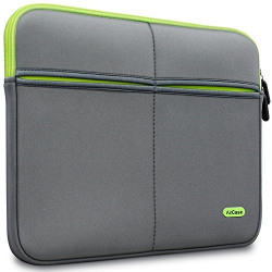 AirCase 13-Inch to 13.3-Inch Laptop Sleeve, Premium, Suave, 6-MultiUtility Pockets (Gray)