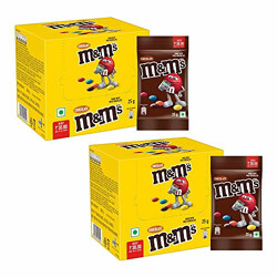 M&M's Milk Chocolate Candies- 25gX 12 Pouches (Pack of 2)