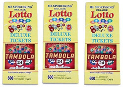 Toy TROLLEY Tambola Tickets - 1800 Tickets (3 Book) | Each Book Contains 600 Tickets | Bingo Game Tickets | Paper Tickets